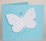 Butterfly Forget-Me-Not Seeded Memorial Card